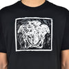 Versace Men's Black T-shirt Cotton Logo Mod. A76602/A201952