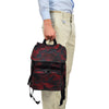 VALENTINO Red Camouflage Men's Backpack Cotton Drawstring Mod.LY0B0521NCHU37