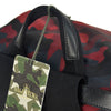 VALENTINO Zaino Rosso Camouflage Uomo Cotone Coulisse Mod.LY0B0521NCHU37