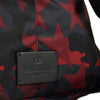 VALENTINO Red Camouflage Men's Backpack Cotton Drawstring Mod.LY0B0521NCHU37