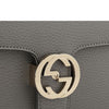 Gucci Gray Women's Handbag Leather Dollar Calf Logo Mod. 510304 CAO0G 1226 