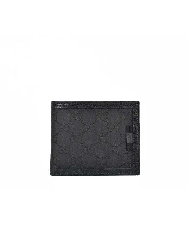 Gucci Portafogli Bifold Nero Uomo Tessuto GG Canvas Mod. 260987 G1XWN 8615