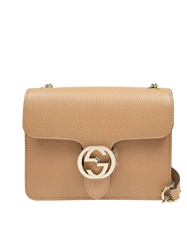 Gucci Camelia Women's Handbag Leather Dollar Calf Logo Mod. 510304 CAO0G 2754 