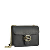 Gucci Borsa Interlocking a Mano Nera Donna Pelle Dollar Calf Logo Mod. 510304 CAO0G 1000