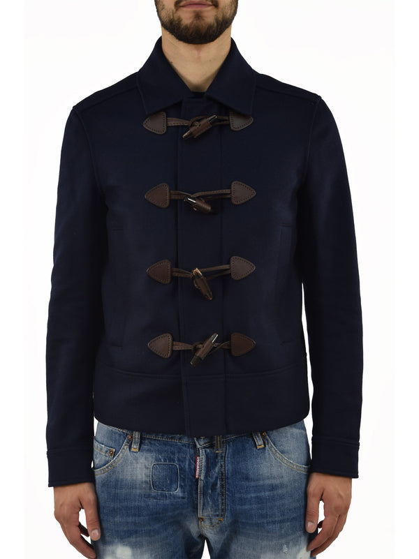 Dsquared2 Cappotto Blu Uomo Lana Mod. S74AM0395S41788524