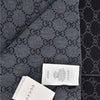 Gucci Unisex Scarf Black/Grey Logoed 100% Wool Mod. 325806 3G206 1062 