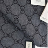 Gucci Unisex Scarf Black/Grey Logoed 100% Wool Mod. 325806 3G206 1062 