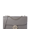 Gucci Gray Women's Handbag Logo Leather Dollar Calf Mod. 510303 CAO0G 1226 