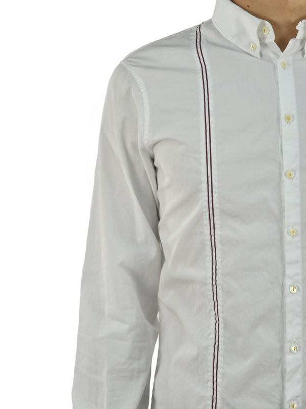 Dsquared2 Camicia Bianca Uomo Logo Mod.S74DL0497S36275100