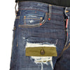 Dsquared2 Shorts di Jeans Blu Uomo Cotone Bottoni Mod.S74MU0463230342470