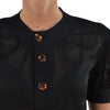 Dsquared2 Black Women's Blouse Buttons Mod.S75DL0183S35278090