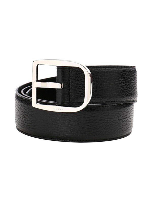 Gucci Men's Black Belt Leather Dollar Calf Mod. 449716 CAO0N 1000 