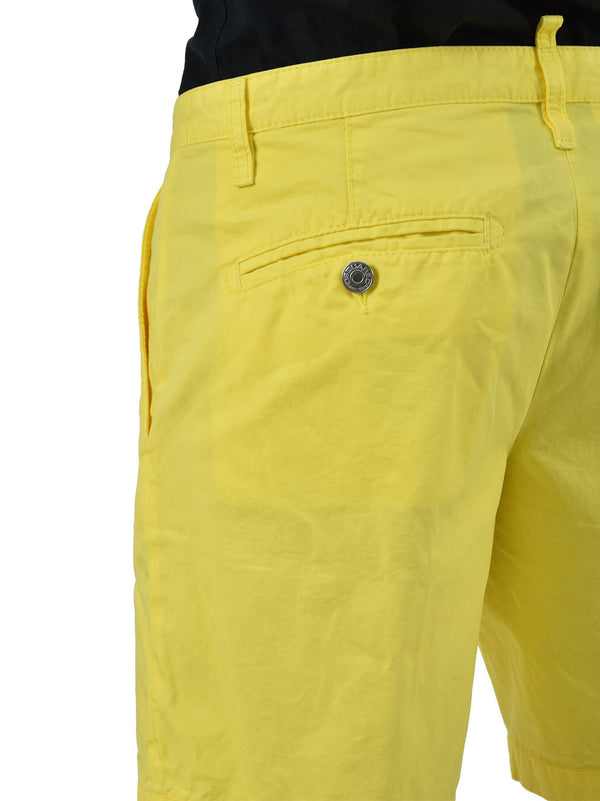 Dsquared2 Bermuda Yellow Men's Cotton Mod.S71MU0290S35797015