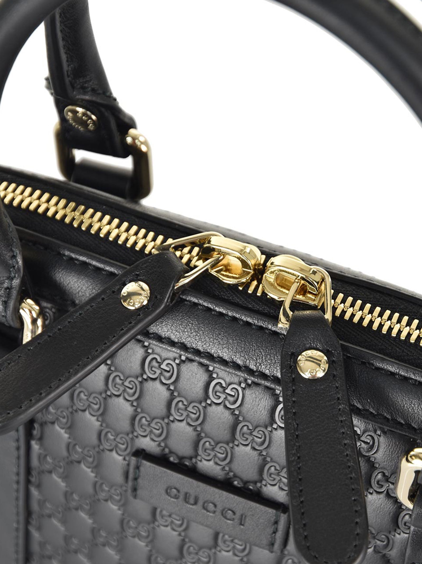 Gucci Black Women s Handbag Leather Microguccissima Mod. 449654 BMJ1G Yayo