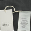 Gucci Scialle Unisex Antracite Logato Lana e Seta Mod. 165903 3G646 1100