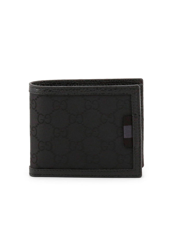 Gucci Wallet Black Men's Leather and GG Fabric Mod.150413 G1XWN 8615 