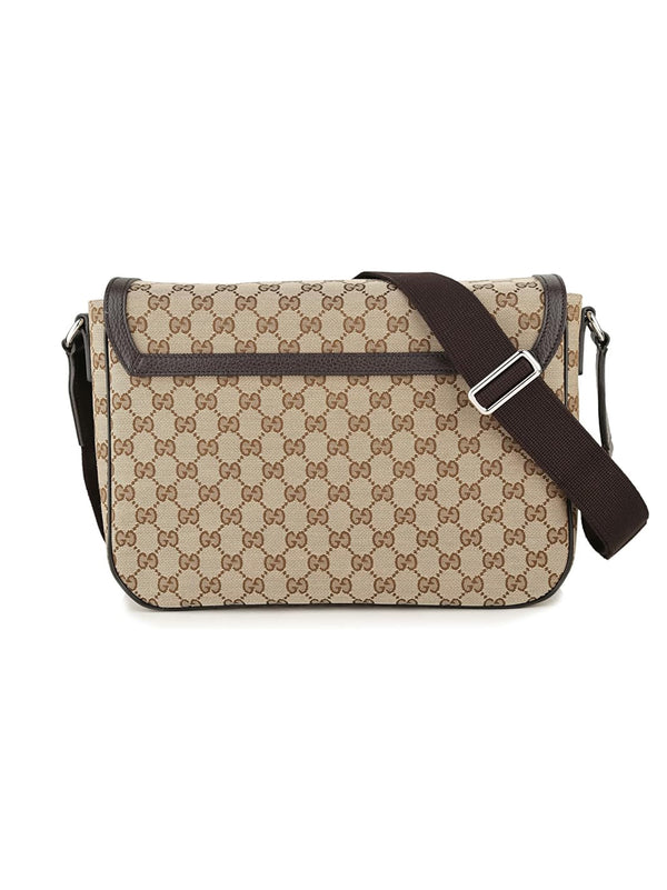 Gucci Beige Men's Messenger Bag Original GG Fabric Mod. 449171 KY9KN 9886 