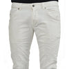 Dondup Jeans Bianco Uomo Cotone Mod.UP073S052U654000