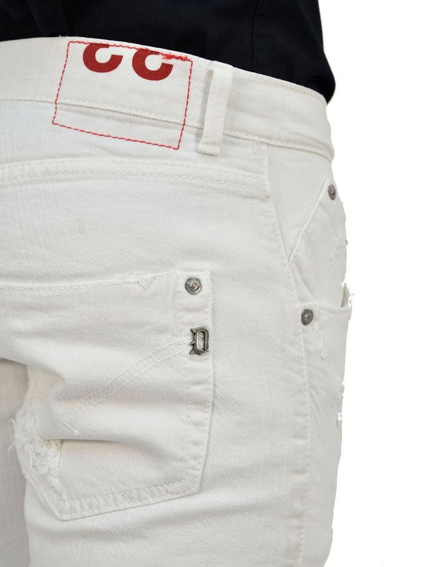 Dondup Jeans White Men's Cotton Mod.UP073S052U654000