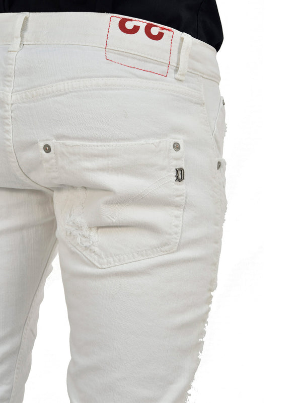 Dondup Jeans White Men's Cotton Mod.UP073S052U654000