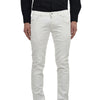 Dondup Jeans Bianco Uomo Cotone Mod.UP073S052U654000