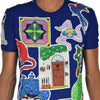 Dolce&Gabbana T-shirt Blu Uomo Cotone Mod. G8FV4TG7FYLS9000