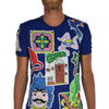 Dolce&Gabbana T-shirt Blu Uomo Cotone Mod. G8FV4TG7FYLS9000