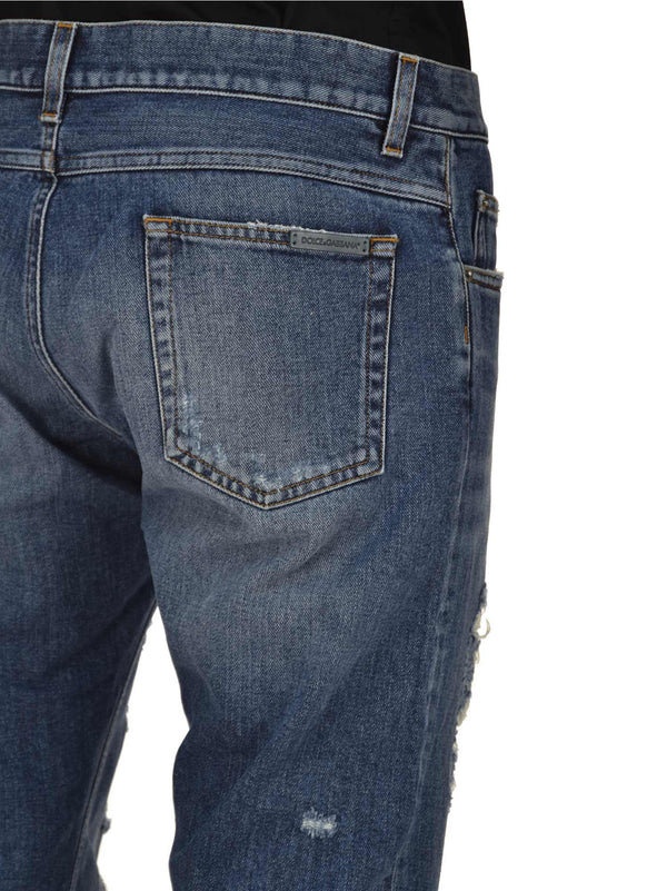 Dolce&Gabbana Classic Jean Blu Uomo Cotone Mod.G6LBCDG8S36S9001