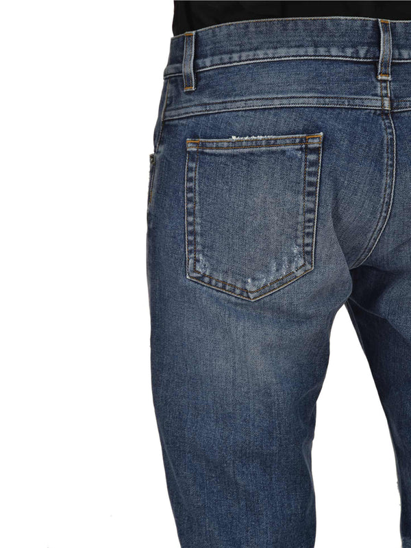 Dolce&Gabbana Classic Jean Blu Uomo Cotone Mod.G6LBCDG8S36S9001