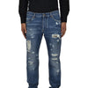 Dolce&Gabbana Classic Jean Blu Uomo Cotone Mod.G6LBCDG8S36S9001