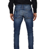 Dolce&amp;Gabbana Gold Jean Blue Man Mod. G6LBLZG8S78S9001