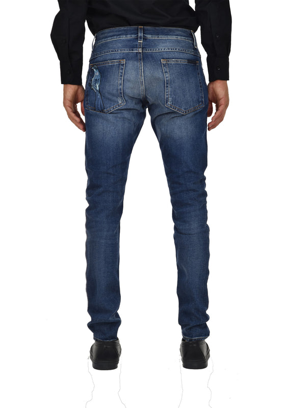 Dolce&Gabbana Gold Jean Blu Uomo Mod. G6LBLZG8S78S9001