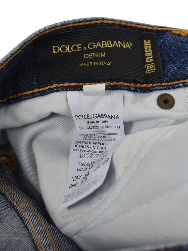 Dolce&Gabbana Classic Jean Blu Uomo Cotone Mod. G6LBCDG8S38S9001