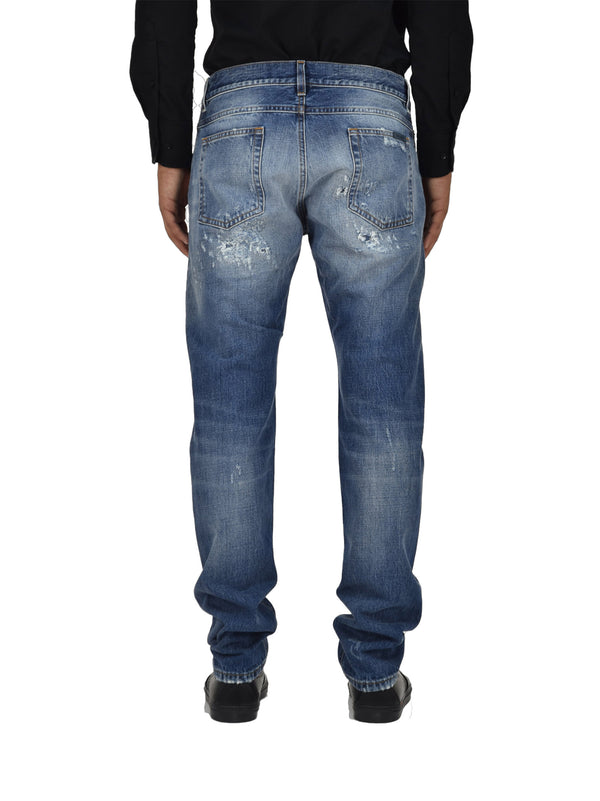 Dolce&Gabbana Classic Jean Blue Man Cotton Mod. G6LBCDG8S38S9001