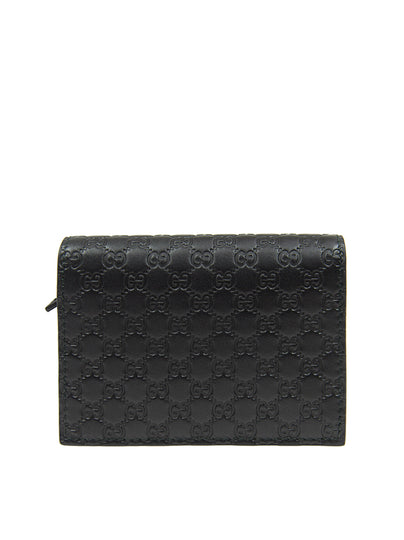 Gucci Wallet Black Men's Leather Microguccissima Soft Mod. 544474 BMJ1N 1000 