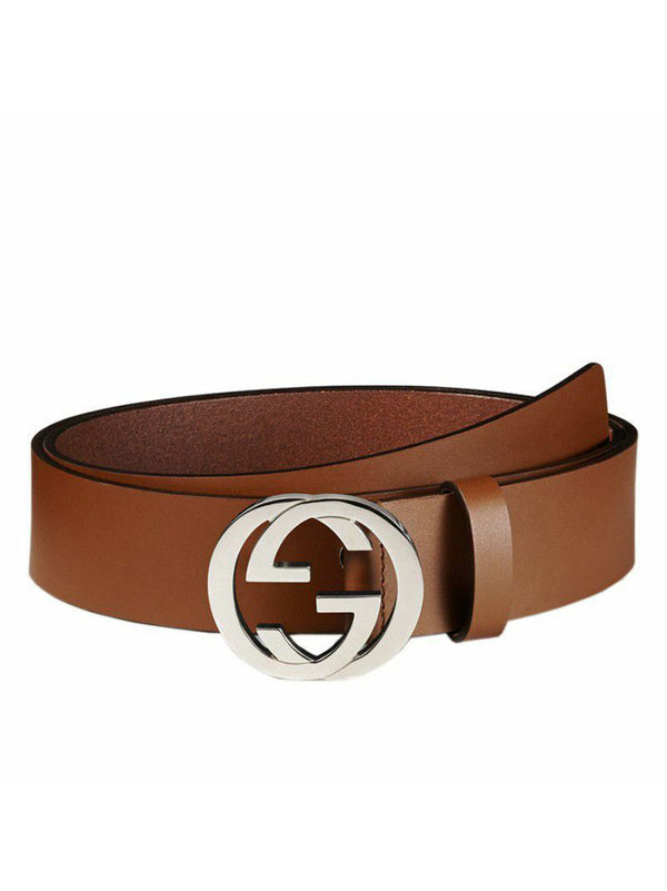 Gucci Brown Belt Man Leather Saddlery Mod. 546389 BGH0N 2535 