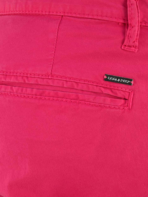 Dsquared2 Fuchsia Men's Trousers Cotton Buttons Mod.S71KA0626S40282055