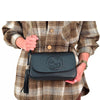 Gucci Soho Handbag Black Women Logo Leather Cellarius Mod. 536224 A7M0G 1000 