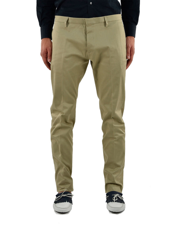 Dsquared2 Beige Men's Trousers Cotton Buttons Mod.S74KA0630S39021115