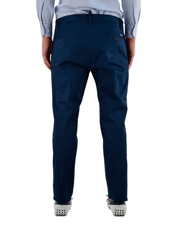 Dsquared2 Blue Men's Trousers Cotton Buttons Mod.S74KA0630S39021477