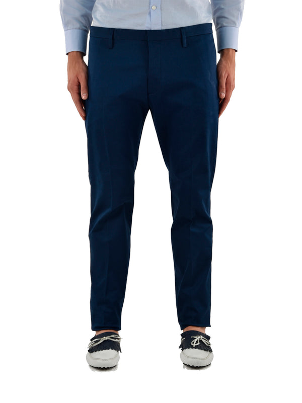 Dsquared2 Pantalone Blu Uomo Cotone Bottoni Mod.S74KA0630S39021477