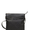 Gucci Borsello Messenger Nero Uomo Tessuto GG Canvas e Pelle Mod. 510342 K28BN 1000