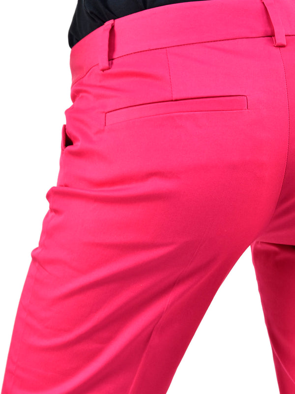 Dsquared2 Pantaloni Fucsia Donna Cotone Bottoni Mod.S72KA0439S40221055