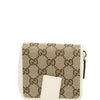 Gucci White Women's Wallet Original GG Fabric and Leather Mod. 346056 KY9LG 9780