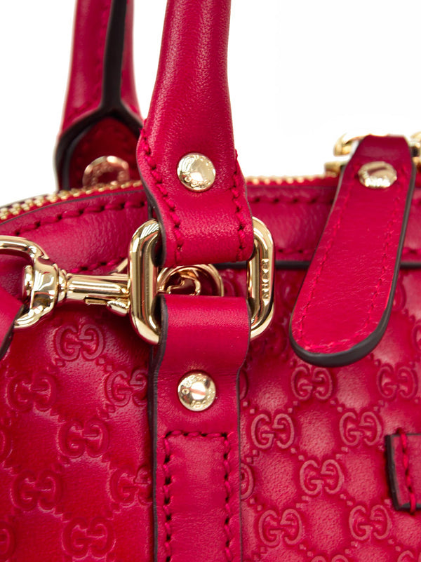 Gucci Red Women's Handbag Leather Microguccissima Mod. 449654 BMJ1G 6420 