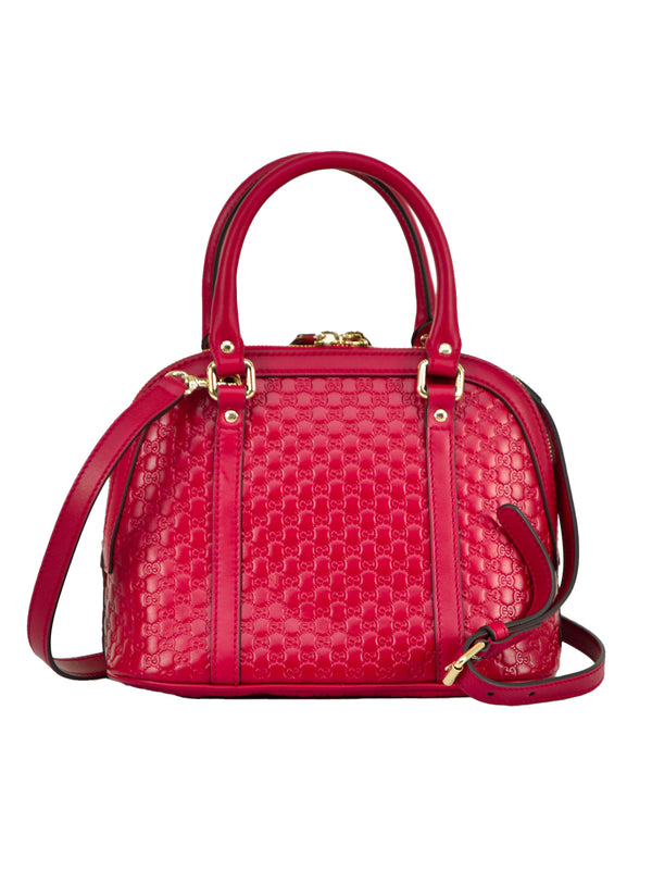 Gucci Red Women's Handbag Leather Microguccissima Mod. 449654 BMJ1G 6420 