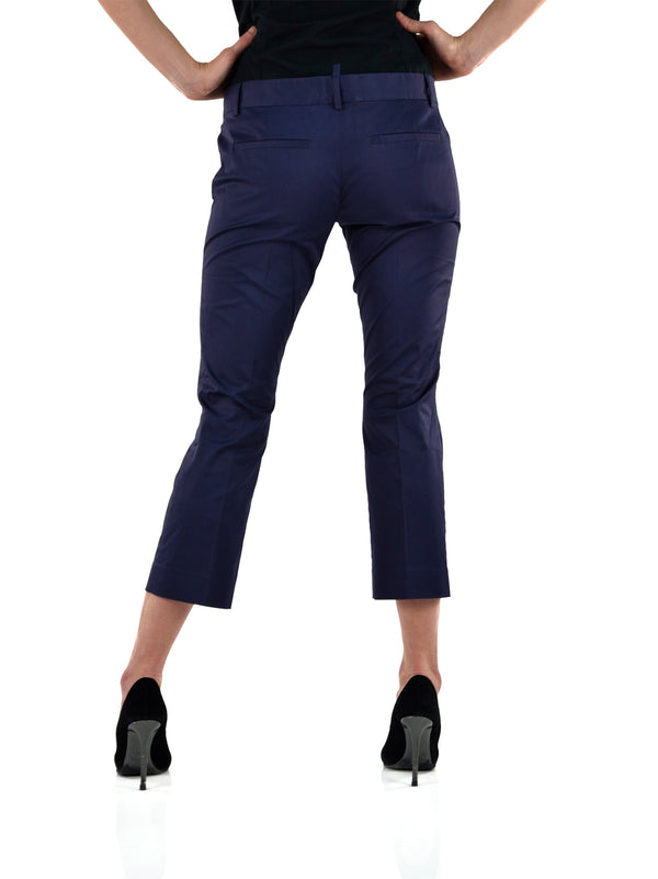 Dsquared2 Pantalone Corto Blu Donna Cotone Bottoni Mod. S72KA0428S40221082