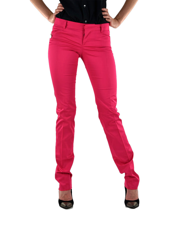 Dsquared2 Pantalone Fucsia Donna Cotone Bottoni Mod.Mod.S72KA0429S40221055