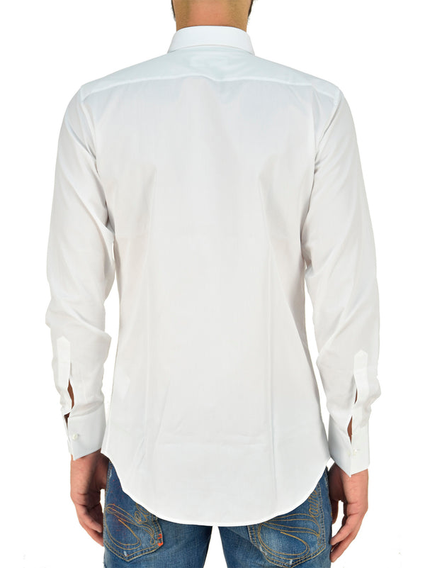 Dsquared2 Men's White Shirt Tailor Made Mod.S74DL0993S36275100