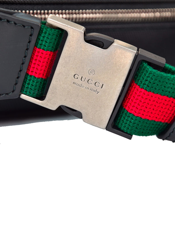 Gucci Beltbag Black Men's Belt Bag Technocanvas Zipper Mod. 630920 KWTLN 1060 